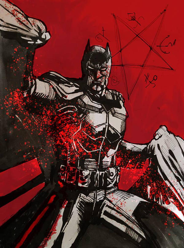 bloody batman by DaveBuchanan on DeviantArt
