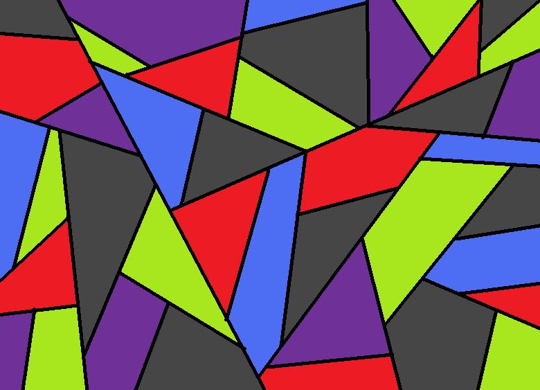 Stained Glass Random Pattern