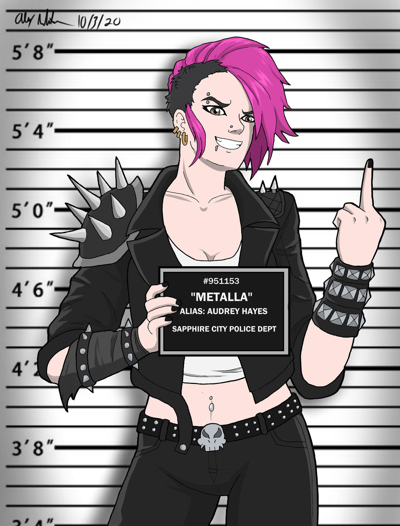 Metalla- Be Sure to Get My Good Side, B*****'s! by SentinelCorpsComix ...