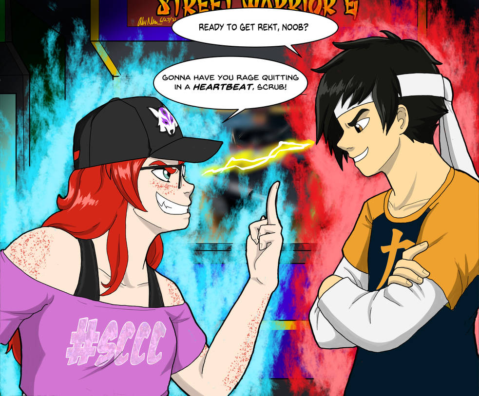 Not-So-Friendly Rivalry by SentinelCorpsComix on DeviantArt