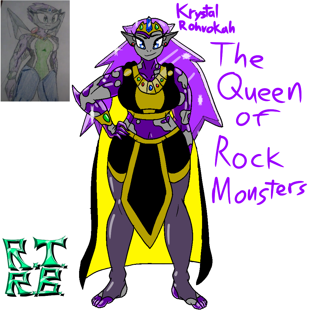 Krystal the Queen of Rock Monsters! by RujiTheRockBoi on DeviantArt