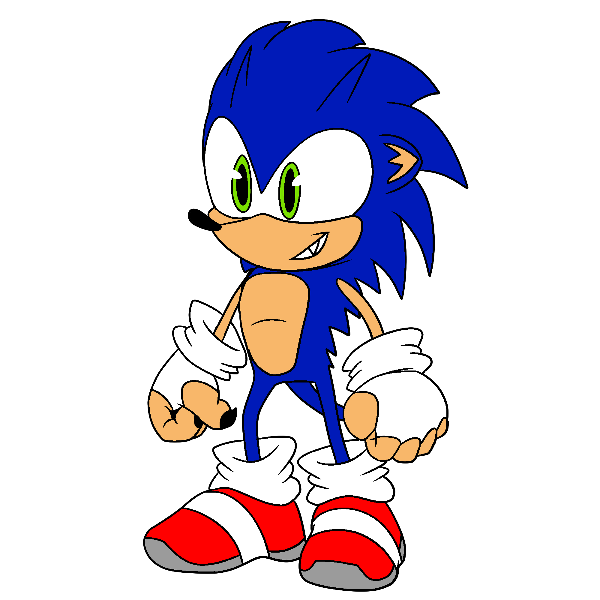 Sonic Ruguai Ruji's sonic as a sonic rumble figurine (doodle) by RujiTheRockBoi on ...