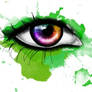 Rainbow Eye Digital Painting