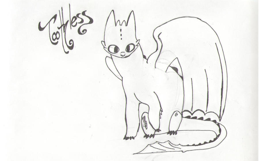 Toothless - tutorial from the DVD by BlackChesireWolf on DeviantArt