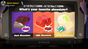 Splatfest 3: Chocolates