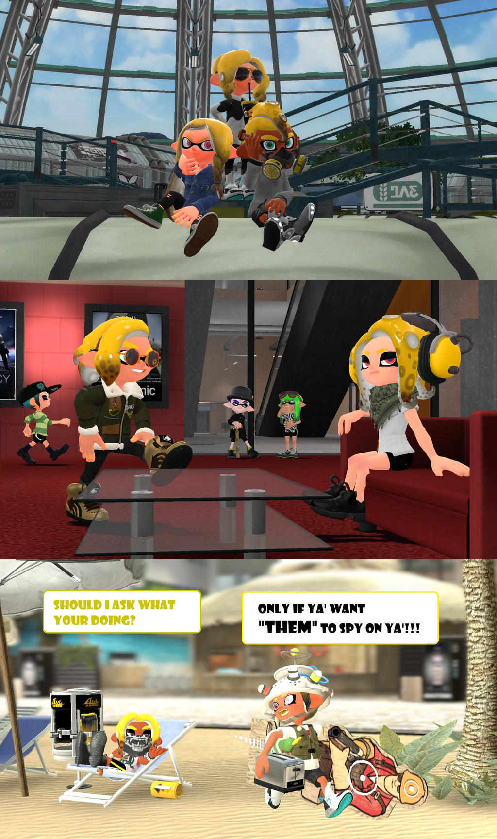 Asynchronous Rondo Splatoon Background Splatoon Random Background Characters #2 by GameAndWill on DeviantArt