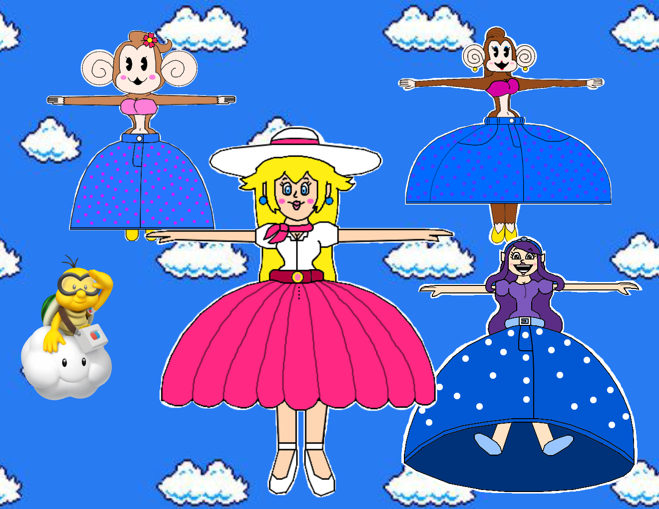 Labyrinth Paraskirt Paraskirting with Peach by Aiai4948 on DeviantArt