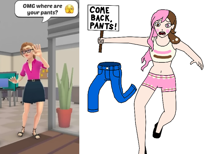 Where are Neo's pants meme by Aiai4948 on DeviantArt