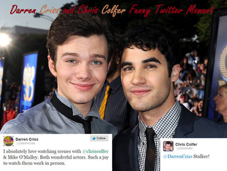 Epic CrissColfer Twitter Moment