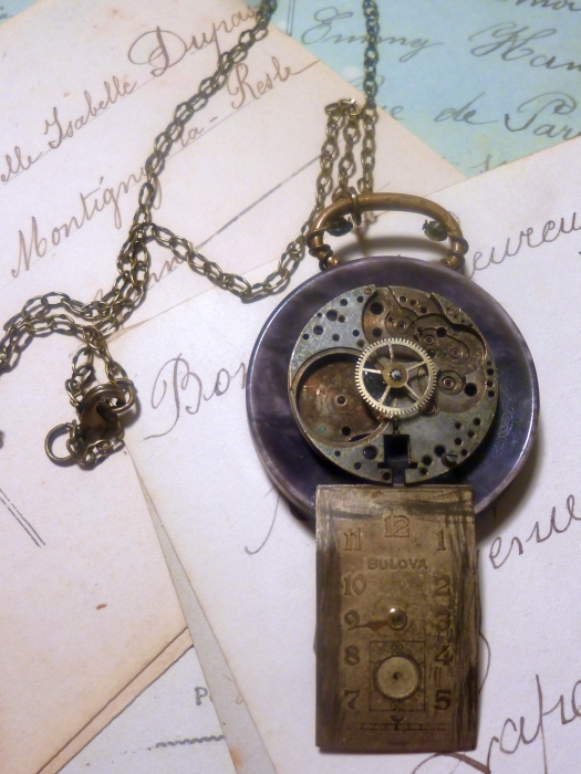 Steampunk Clockworks Pendant