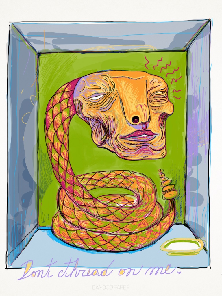 CIRCUS of FREAKS, The Serpent Man.