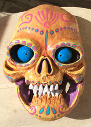 Dia De Los Muertos puppet head.