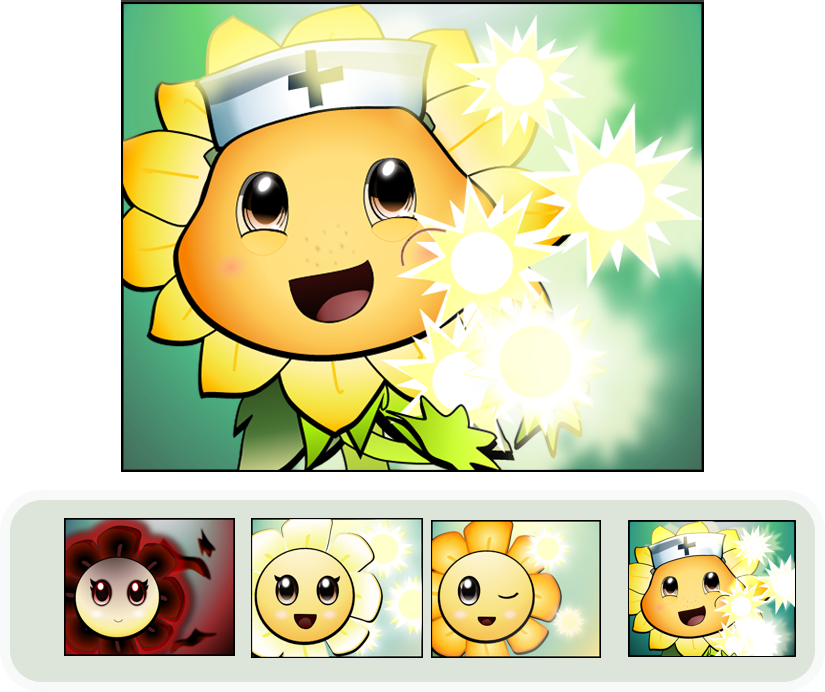 Plants vs. Zombies - #PvZ Sunflower wishes you a happy #EarthDay