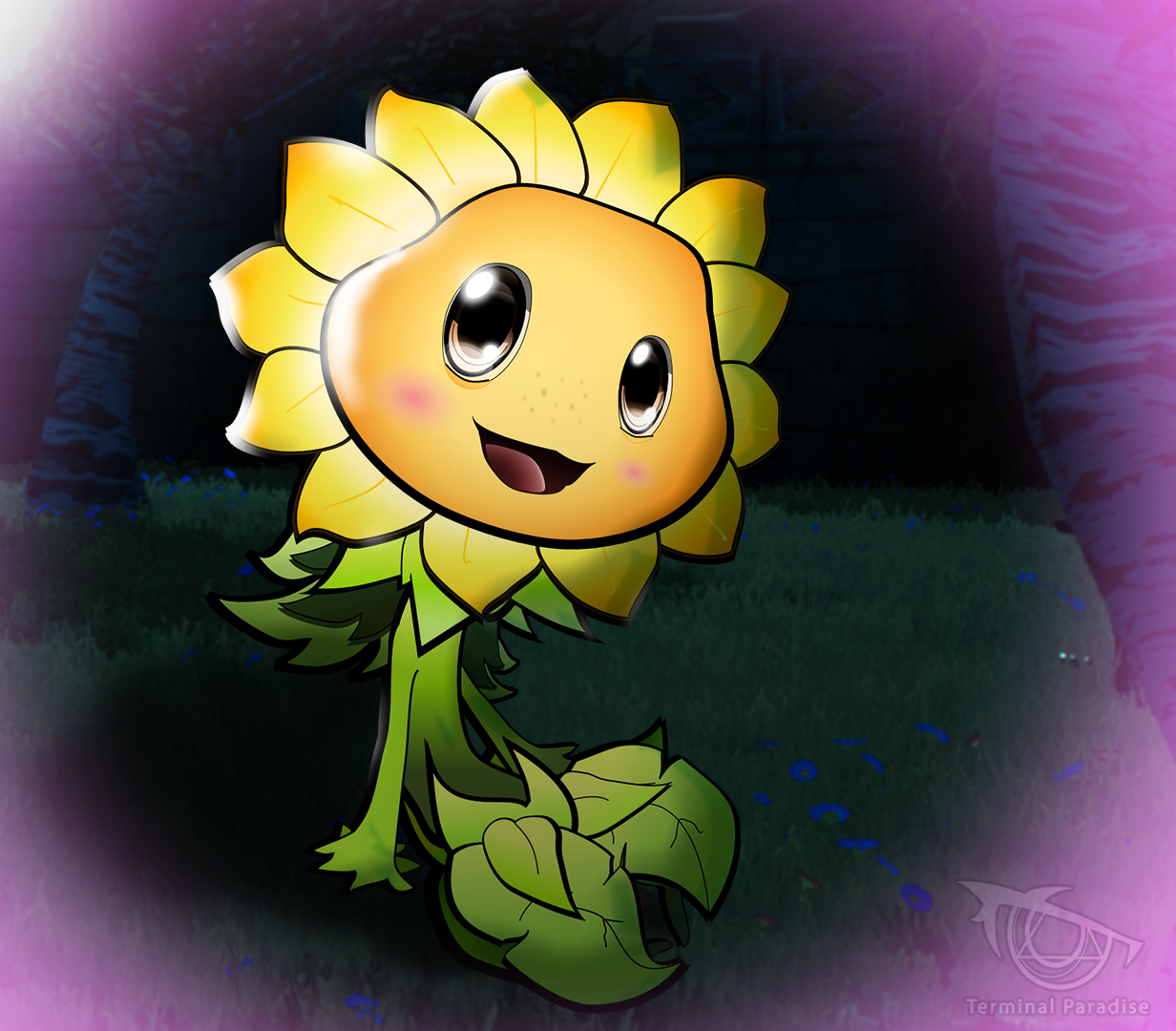 🌻 Sunflower timelapse #pvz2 #pvz #art #timelapse #digitalart