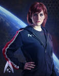Commander Jane Shepard of The Systems Alliance