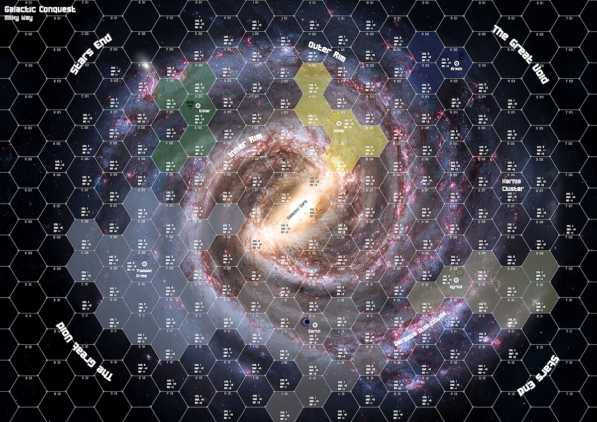 Galactic Conquest Galaxy Map