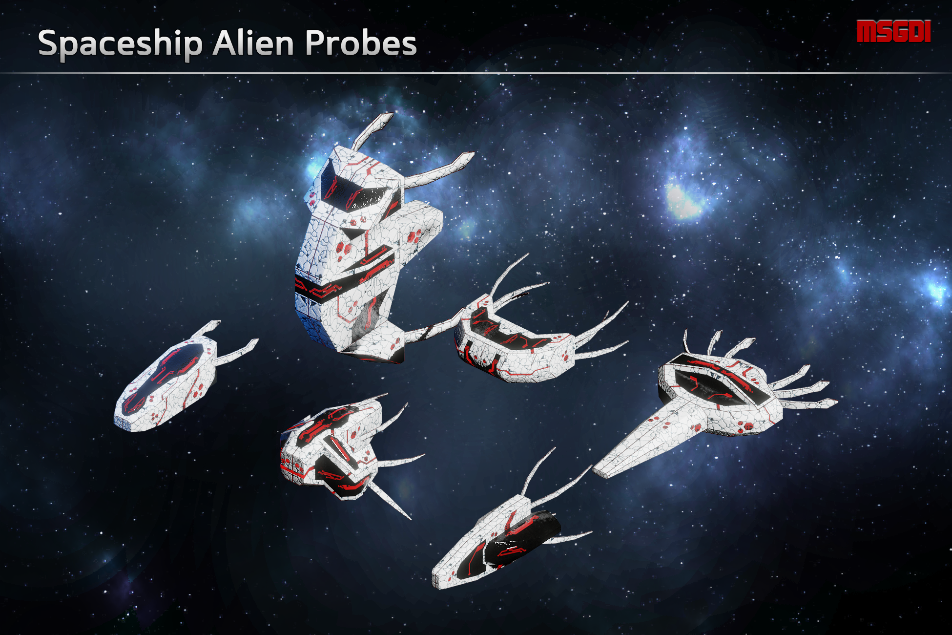 Alien Probes by msgamedevelopment on DeviantArt