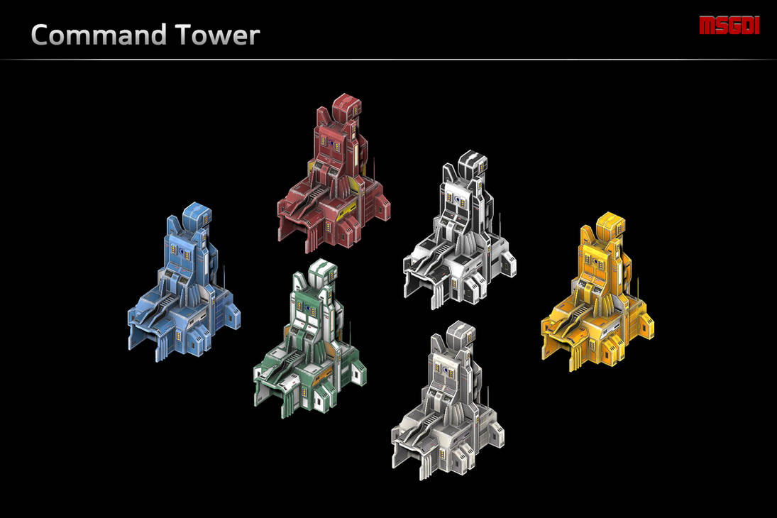 Scifi RTS Series Command Tower by msgamedevelopment on DeviantArt
