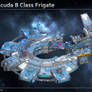 Scifi Frigate Barracuda