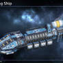 Scifi Mining Ship