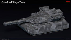 Scifi Overlord Siege Tank