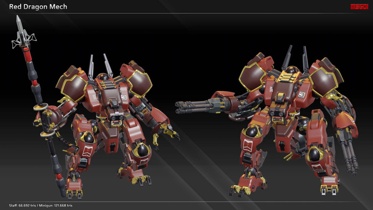 Reds Dragon Mech by msgamedevelopment on DeviantArt