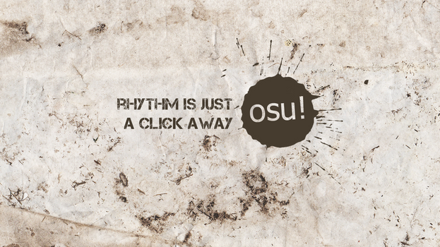 Osu! Wallpaper grungy style