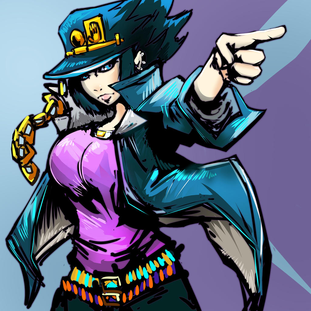 Jotaro Kujo Part 5 Art Style by cleneman on DeviantArt