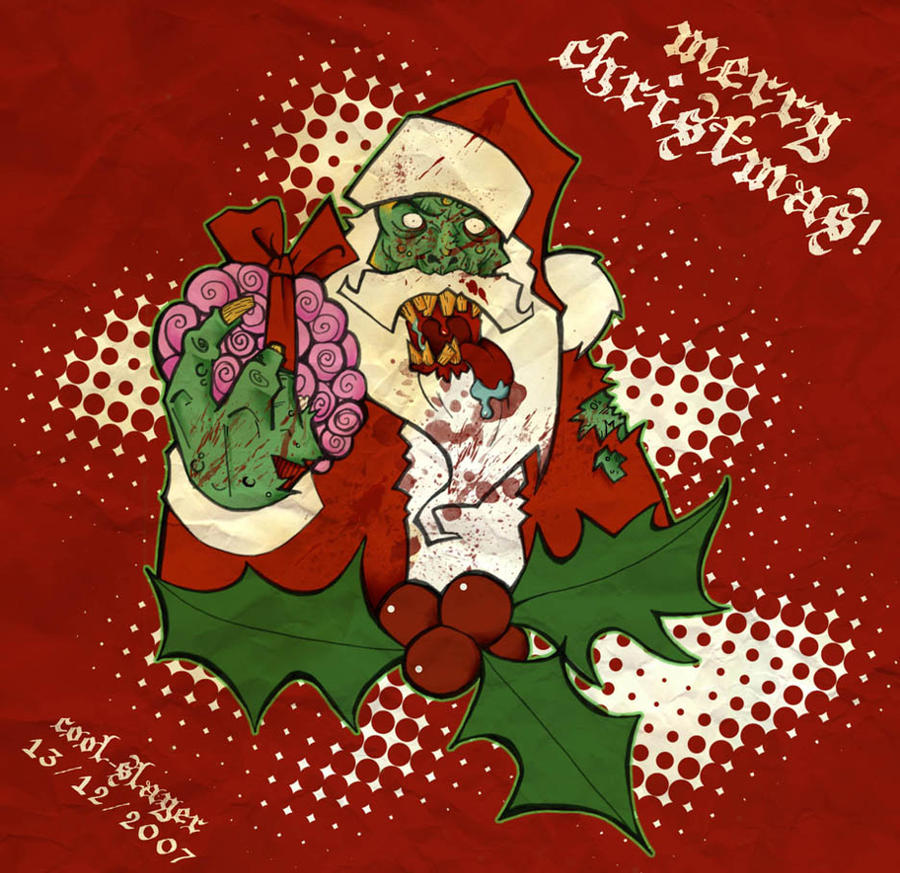 Zombie Santa by cool-slayer on DeviantArt