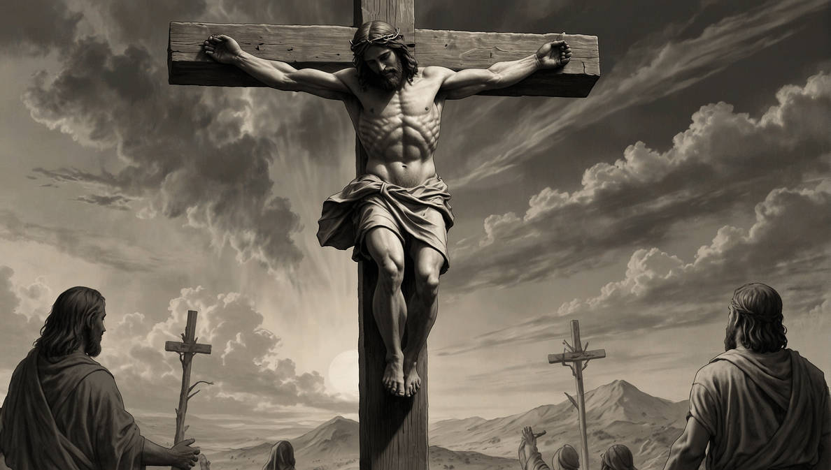 Default jesus on the cross 2 by nobbogutu on DeviantArt