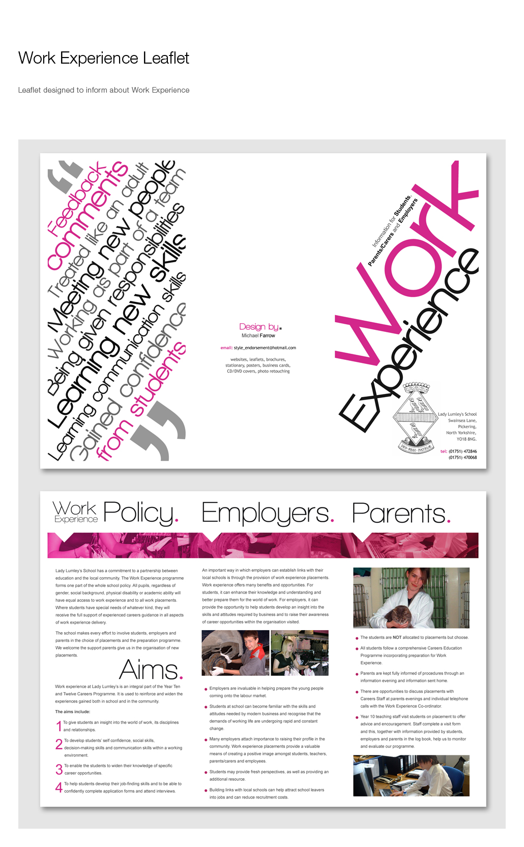 Work Experience Leaflet