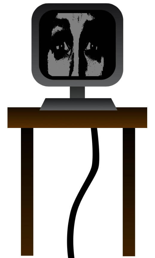 Sad Mr Fun Computer (Horror) by AnnettaClevinger on DeviantArt