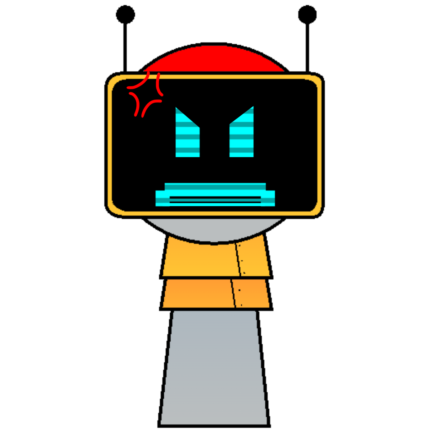 Fun Bot very angry (Retake) by AnnettaTheAmericaFan on DeviantArt
