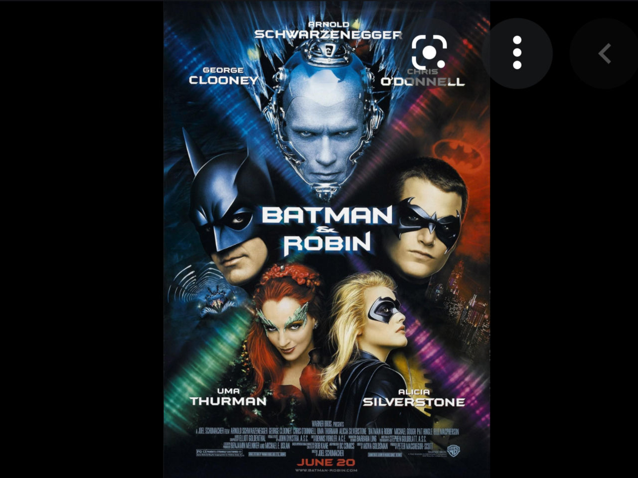 1997 movie poster of Batman and robin by allythegreat1 on DeviantArt
