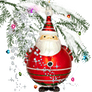 Santa tree ball