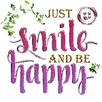 Just smile and be happy by KmyGraphic