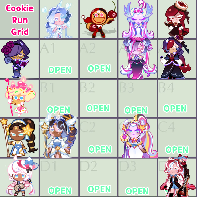 (OPEN) Cookie Grid 3 by HoneyPrinceGray on DeviantArt