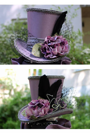 Lavender Wonky Tophat