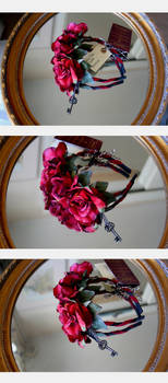 Gothic Rose Garden Headband