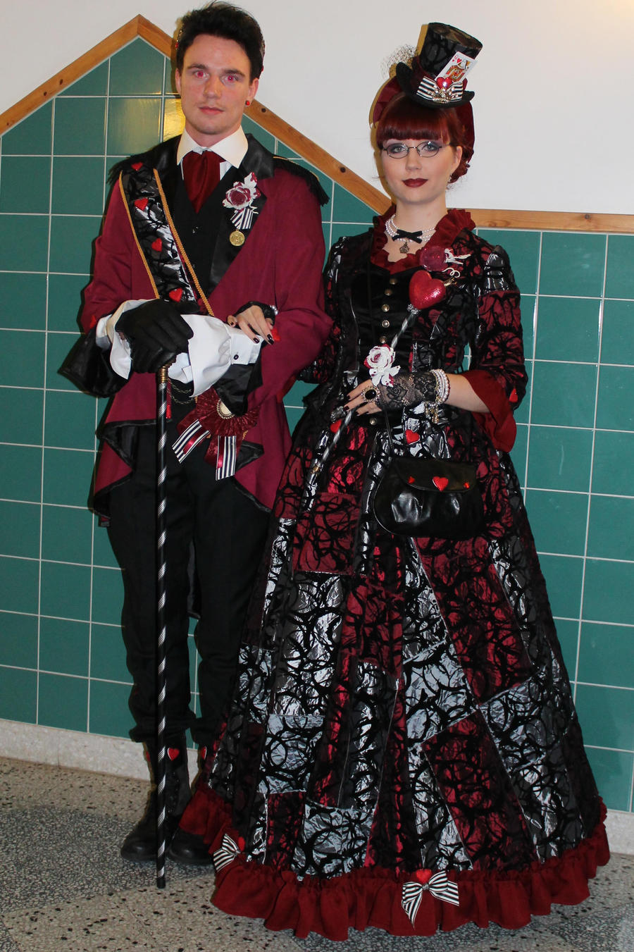 King And Queen Of Hearts Halloween Costumes By