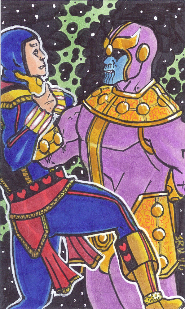 Thanos and Jack of Hearts