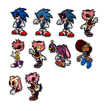 Sonic.EXE sprites by pinkfloyd1234 on DeviantArt