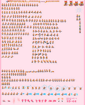 Mobian Blossom Sprite Sheet