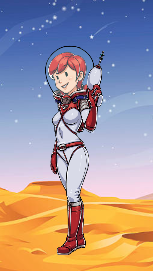 Flare In A Retro Spacesuit By Gmeguy On DeviantArt flare-in-a-retro-spacesuit-by-gmeguy-on-deviantart