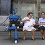 Esperando el Bus