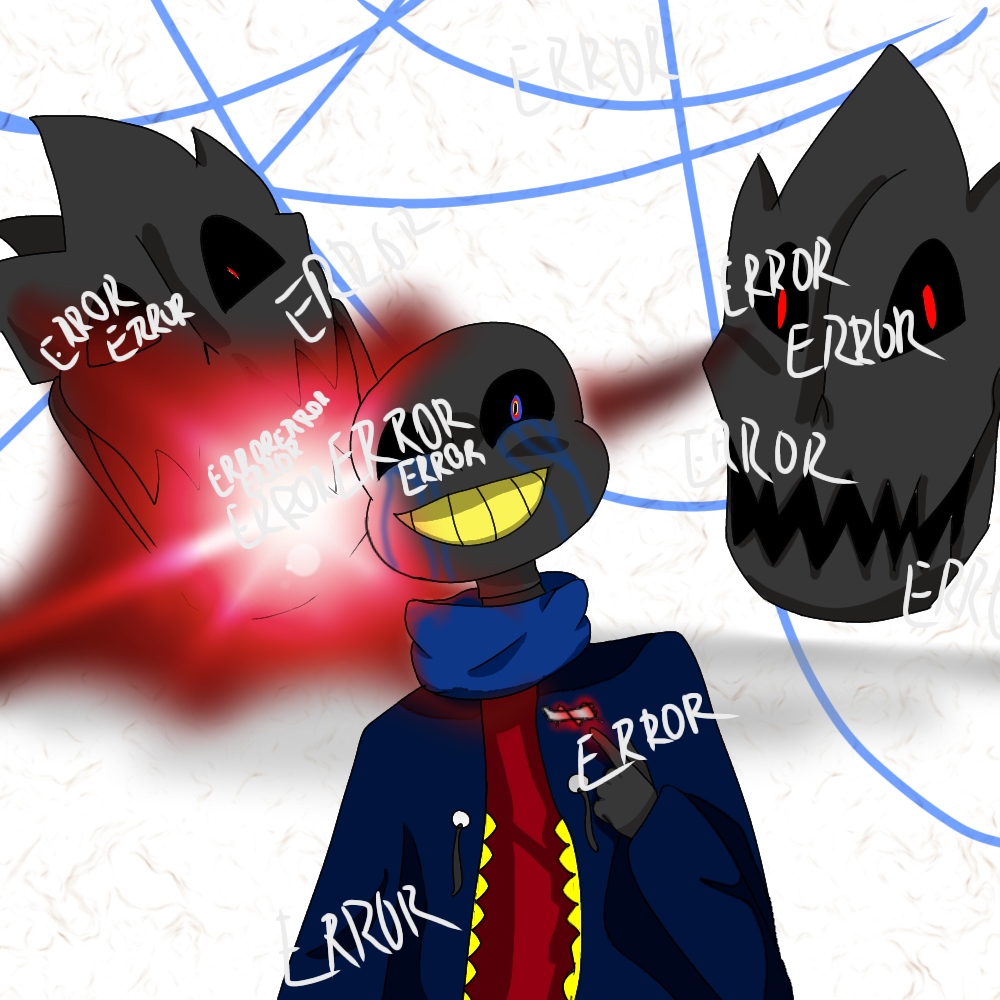 undertale-fanart Error Sans by wolfik1234 on DeviantArt