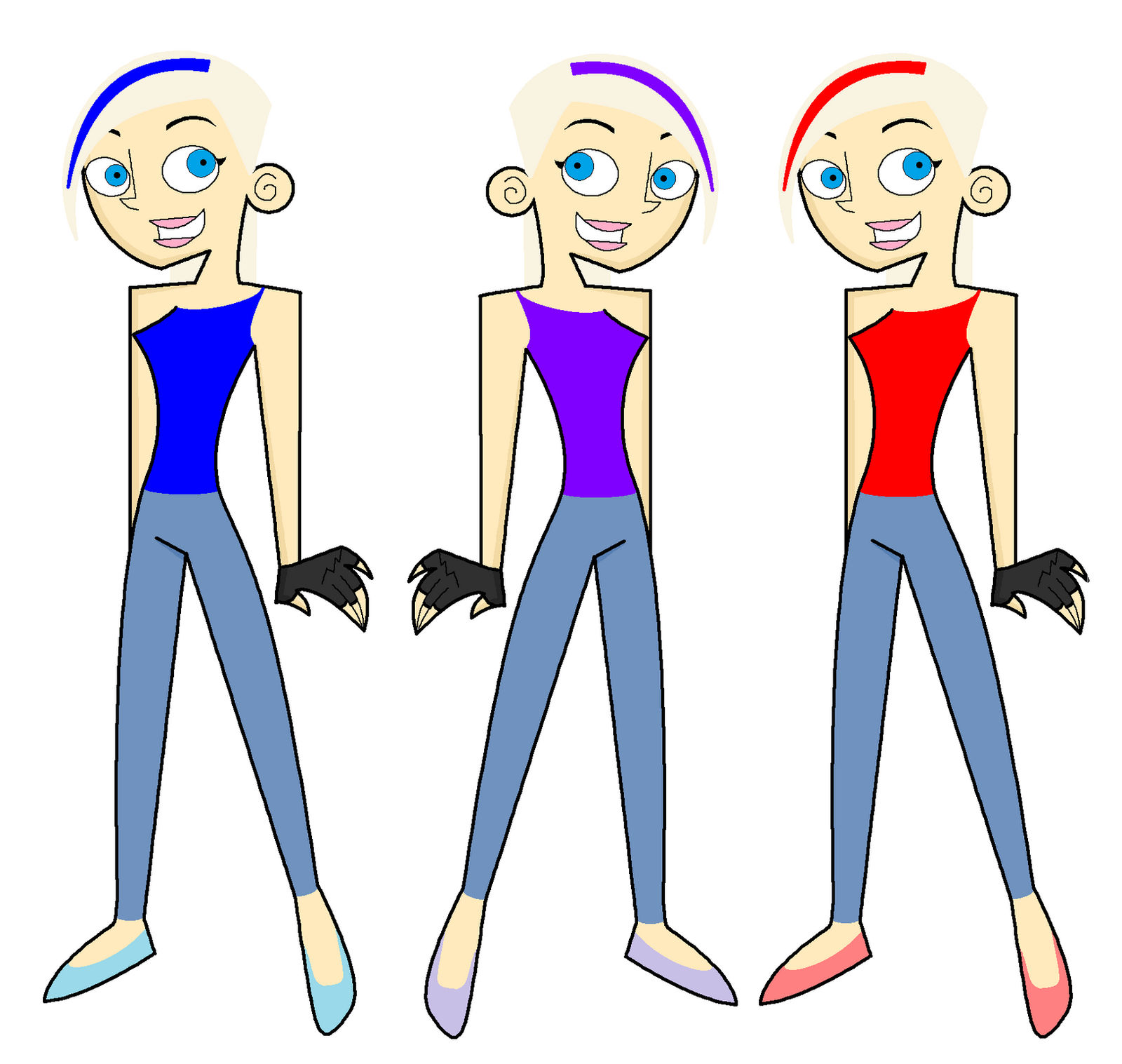 Triple Stack Humans Triplets (Human) by MatrixPax on DeviantArt