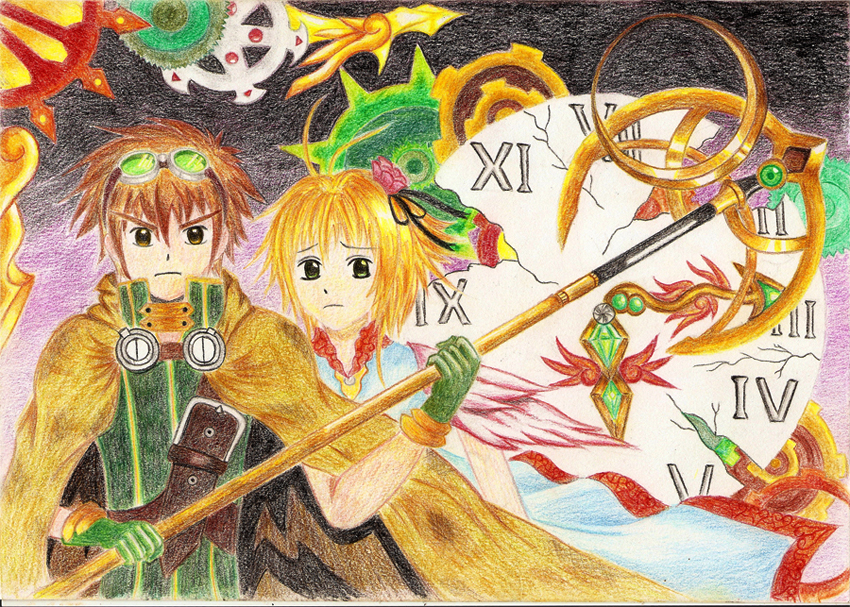 Syaoran and Sakura