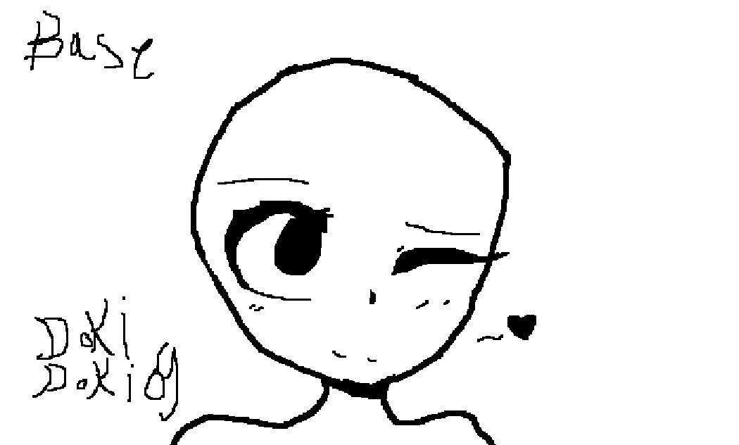 Base Drawing Deviantart drawing base by dokidokiog on DeviantArt