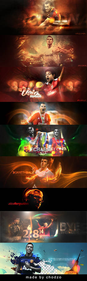 9 football signatures psd